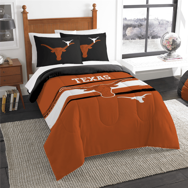 Sweet Home Collection NCAA Texas Longhorns Comforter Set - image 