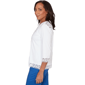 Plus Size Alfred Dunner The Royal Treatment Lace Trim Blouse - image 4