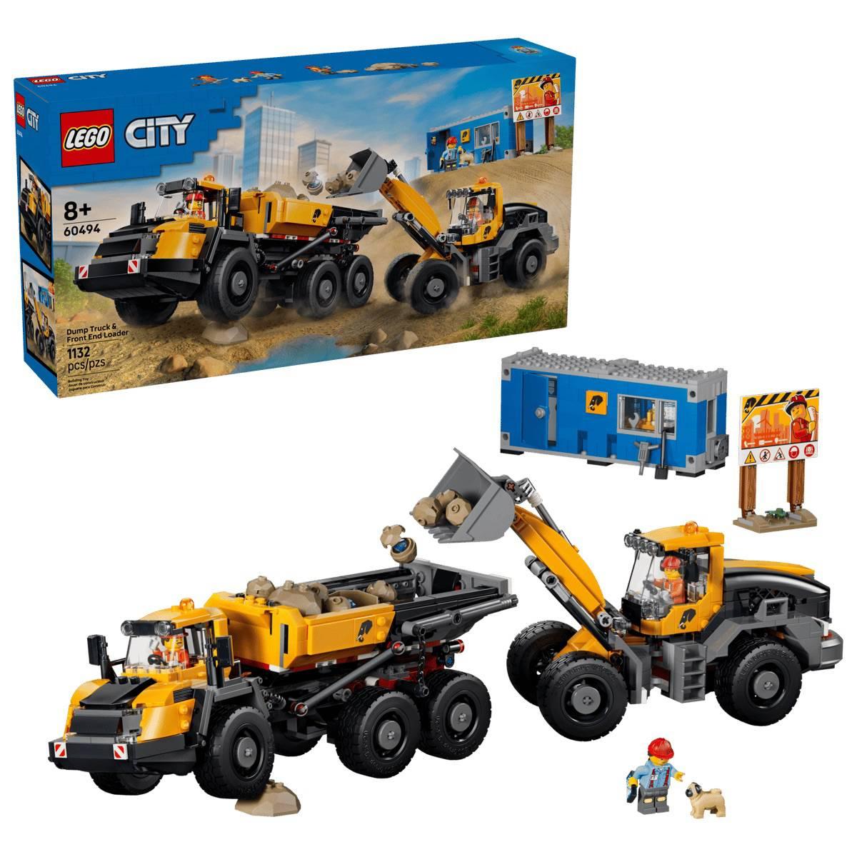 LEGO(R) City Dump Truck & Front End Loader Building Kit