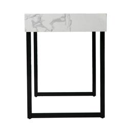Southern Enterprises Rangley Modern Faux Marble Desk