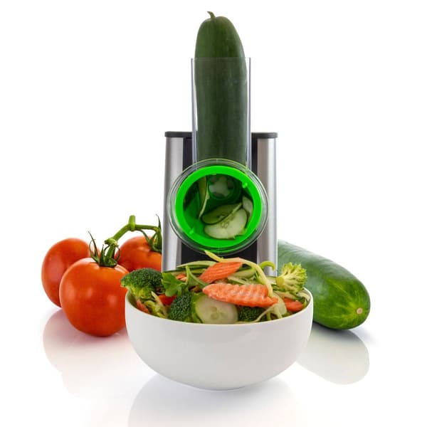 Megachef 4-in-1 Stainless Steel Electric Salad Maker