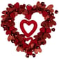 Northlight Seasonal Red Heart Glittered Valentine''s Day Wreath - image 1