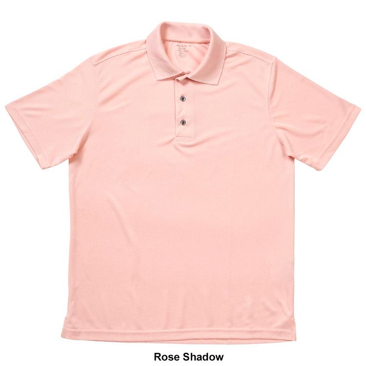 Mens Architect® Grid Polyester Golf Polo