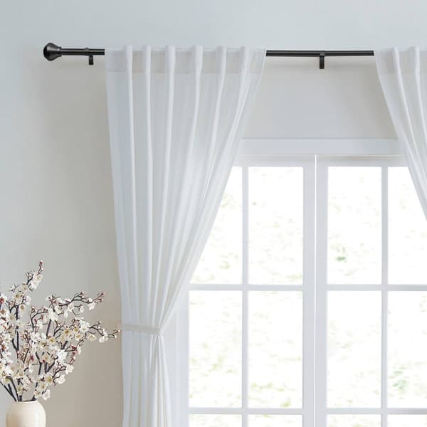 DKNY Conrad 66in. Curtain Rod Set
