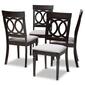 Baxton Studio Lucie Wooden Dining Chair - Set of 4 - image 2