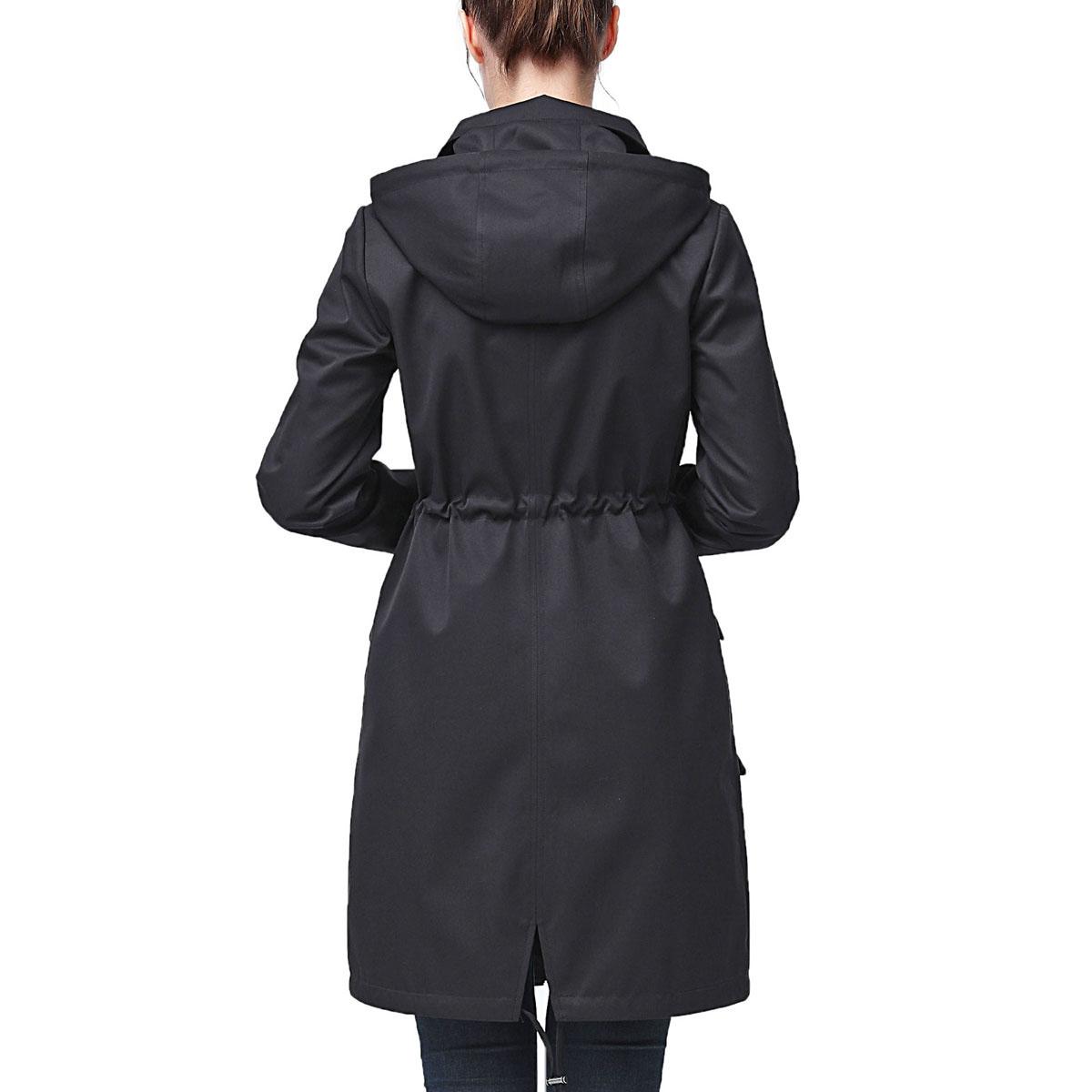 Womens BGSD Waterproof Hooded Pocketed Anorak Jacket