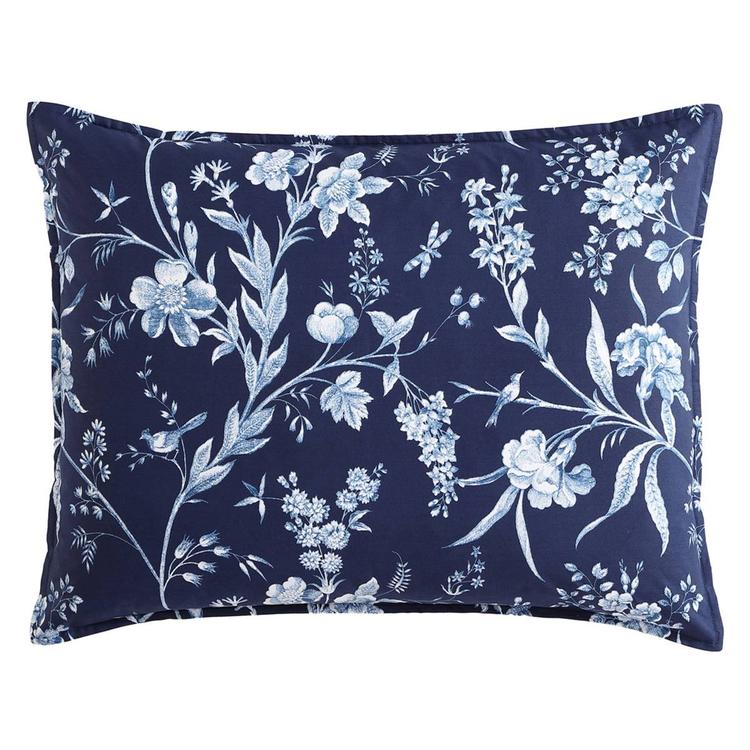 Laura Ashley Branch Toile Cotton Reversible Duvet Cover Set