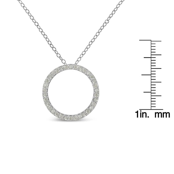 Diamond Classics&#8482; 3/4ctw. Diamond Hoop Pendant