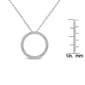 Diamond Classics&#8482; 3/4ctw. Diamond Hoop Pendant - image 3