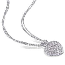 Diamond Classics™ Sterling Silver Diamond Heart Necklace