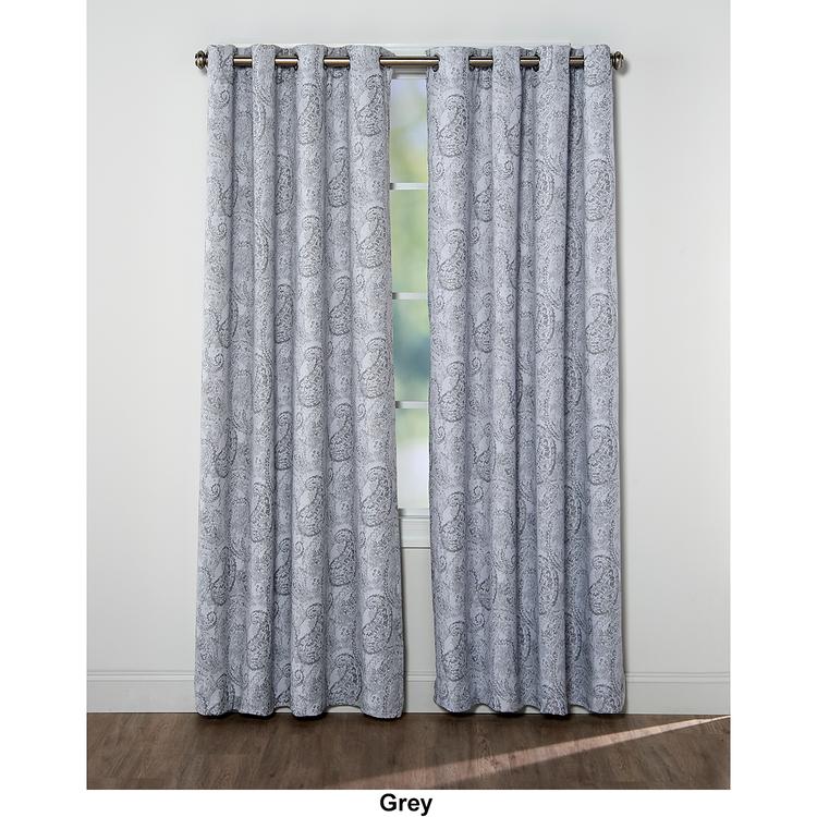 London Fog Brunswick Grommet Panel Curtain