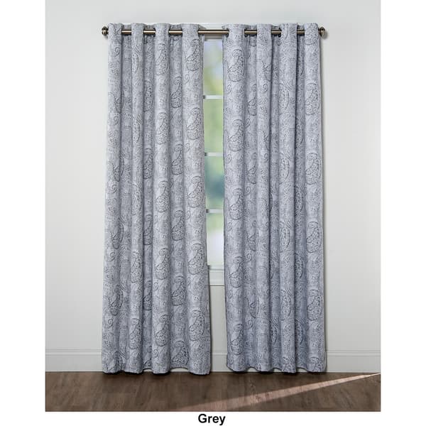 London Fog Brunswick Grommet Panel Curtain