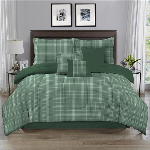 Ashley Cooper&#40;tm&#41; Plaid 7pc. Comforter Set - image 