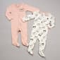 Baby Girl (NB-9M) bon bebe(R) 2pk. Kitten & Daisy Sleep & Play - image 1