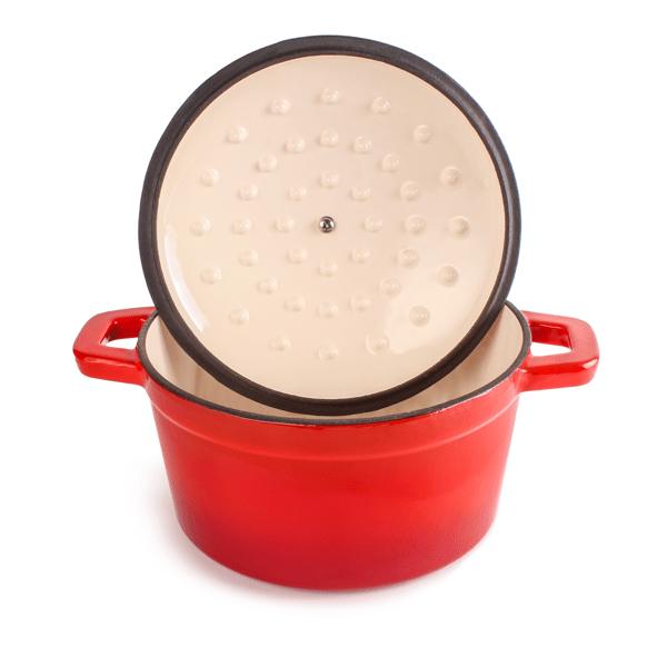 BergHOFF Neo 3pc. Cast Iron Grill Pan & Dutch Oven Cookware Set
