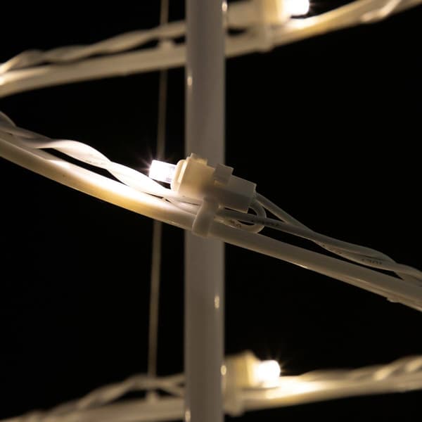 Northlight Seasonal 4ft. Warm White LED Spiral Cone Tree