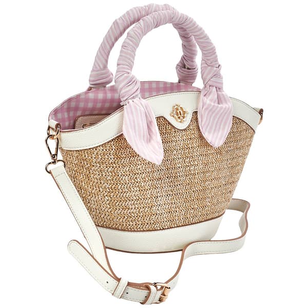 Nanette Lepore Dorothea Straw Dome Satchel