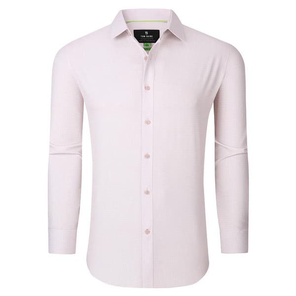 Mens Tom Baine Slim Fit Performance Button Down Dress Shirt - Tan