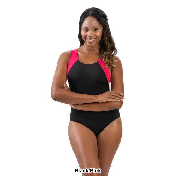 Womens Dolfin® Aquashape Moderate Lap One Piece Swimsuit