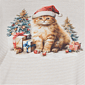 Petite Alfred Dunner Classics 3/4 Sleeve Santa Cat Tee - image 6