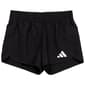Girls (7-16) adidas® Pacer Shorts with Binding - Black - image 2