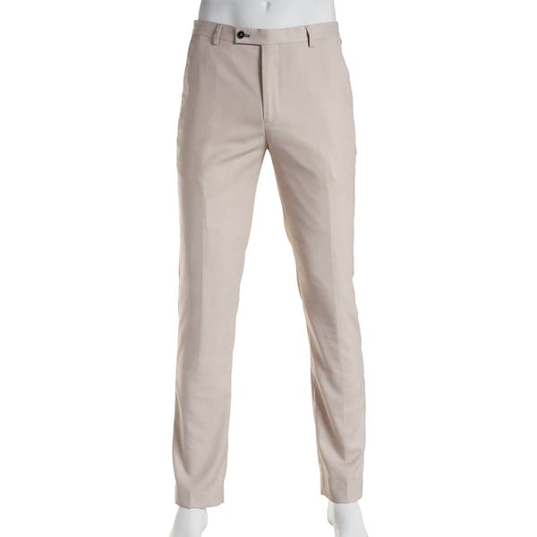 Mens Paisley & Gray Dress Pants - Cream - image 