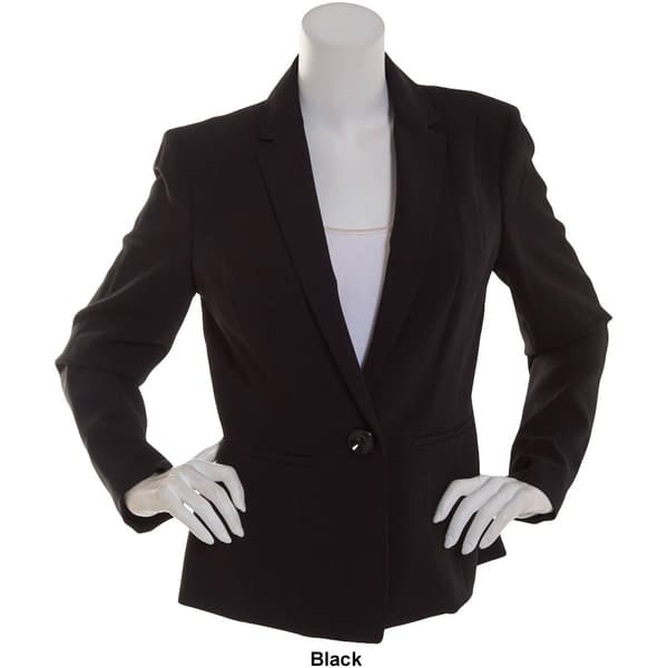 Womens Kasper One Button Seamed Suit Separates Jacket - Boscov's