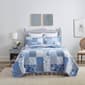 Laura Ashley(R) Paisley Patchwork 136 TC Reversible Quilt Set - image 1