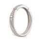 Pure Fire 14kt. White Gold Lab Grown Diamond Trio Band - image 6