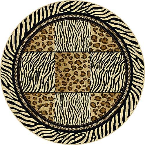 Tayse Laguna Macie Multi Round Area Rug - 5'3 - image 