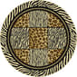 Tayse Laguna Macie Multi Round Area Rug - 5'3 - image 1
