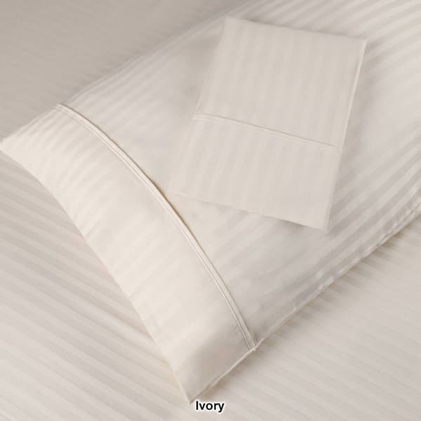 Superior 2pc. 400TC Egyptian Cotton Striped Pillowcases