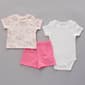 Baby Boy (NB-9M) baby views 3pc. Print Top/Bodysuit/Shorts Set - image 1