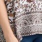 Petite Jones New York Cap Sleeve Side Button Floral Blouse - image 4