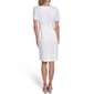 Womens Calvin Klein Short Sleeve 1/2 Zip Crepe Sheath Dress - image 2