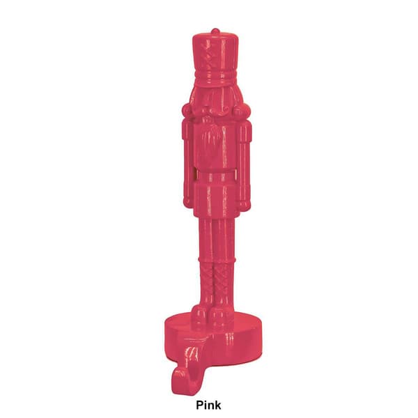 National Tree 10in. Bavarian Soldier Nut Cracker Stocking Holder