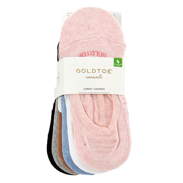 Womens Gold Toe&#174; 6pk. Everyday Ballerina No Show Socks