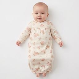 Baby Girl (Preemie-3M) Carter''s® 2pk. Floral & Solid Gowns