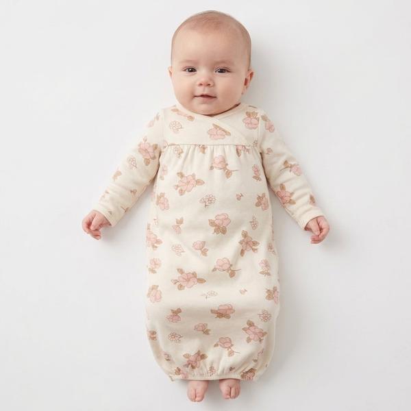 Baby Girl (Preemie-3M) Carter''s® 2pk. Floral & Solid Gowns