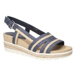 Womens Easy Street Mel Slingback Wedge Sandals