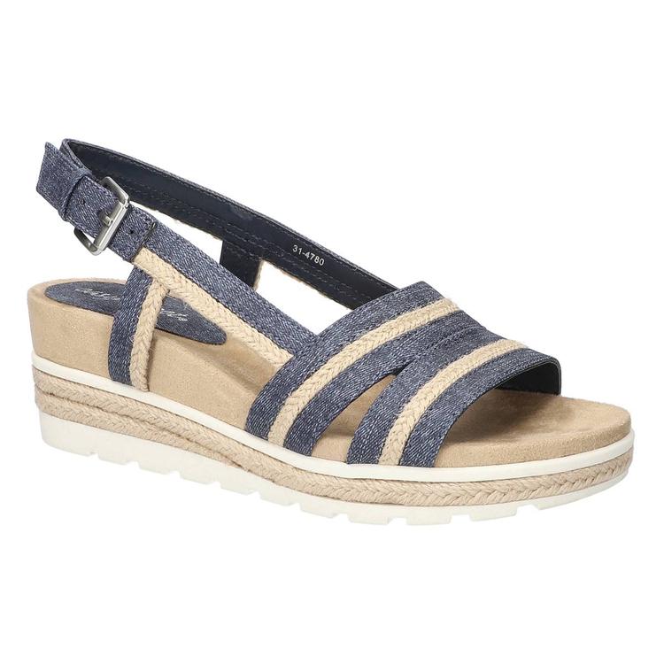 Womens Easy Street Mel Slingback Wedge Sandals