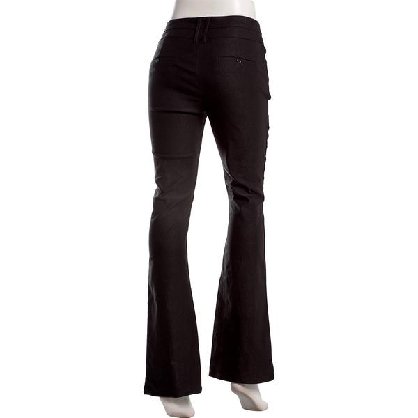 Juniors Zoe & Phoebe Millennium Cat Eye Pocket Flare Pants