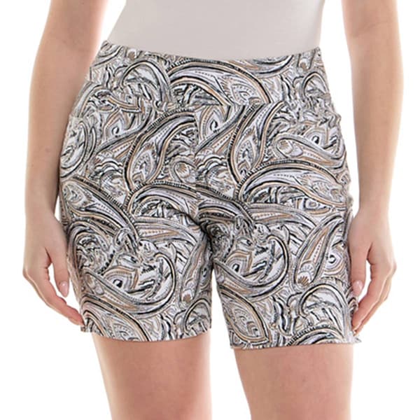 Womens Zac & Rachel Pull On Millennium Paisley Shorts