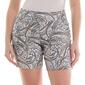 Womens Zac & Rachel Pull On Millennium Paisley Shorts - image 2