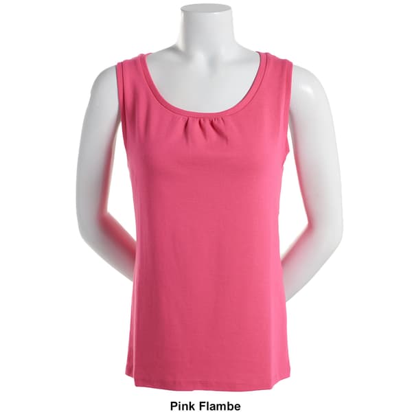 Womens Preswick &amp; Moore Cotton Spandex 1x1 Rib Tank Top