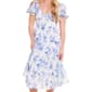 Juniors Crystal Doll Floral Sweetheart Maxi Dress - image 3