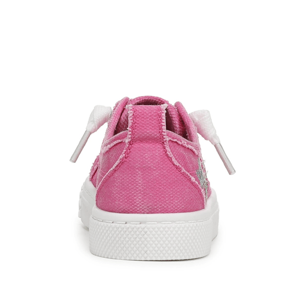 Little Girls Blowfish Malibu Ward Lace4-T Canvas Fashion Sneakers