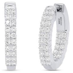 Nova Star® Sterling Silver Lab Grown Diamond Earrings