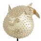 9th & Pike&#174; Gold Coastal Pufferfish Sculpture - 14x7 - image 4