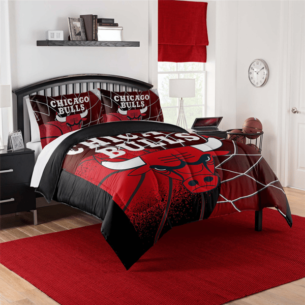 Sweet Home Collection NBA Chicago Bulls Comforter Set